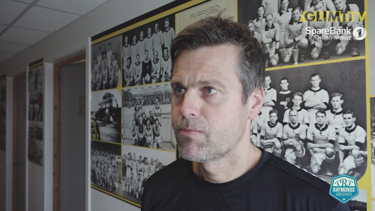 Kjetil Knutsen før kampen mot Åsane